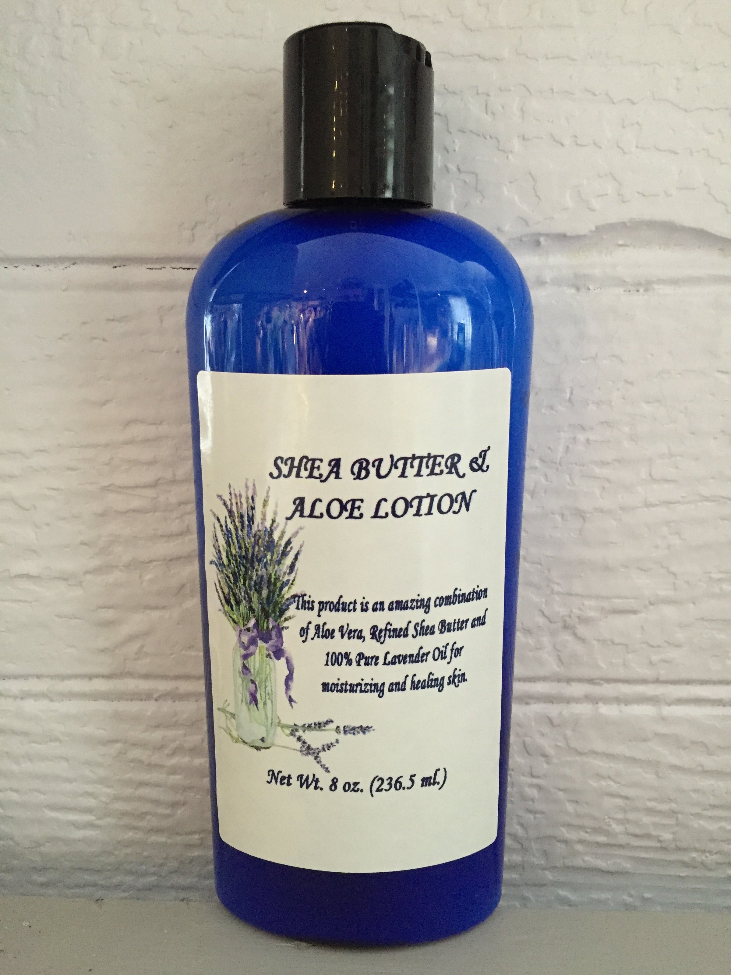 184 - Shea Butter & Alo Lotion - 8 oz. | Hidden Spring Lavender